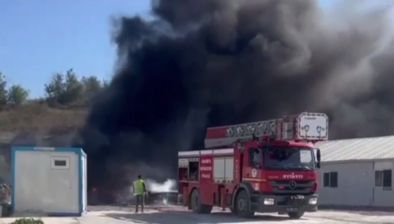 Sakarya'da Kuruluk ve Samanlık Yangını