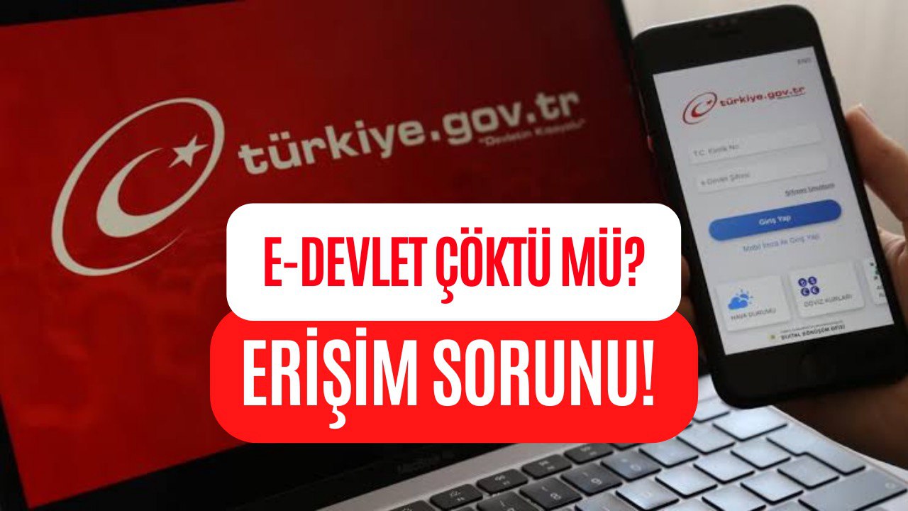 e-Devlet Çöktü Mü Merak Ediliyor! Vatandaşlar e-Devlet'e Erişemiyor!