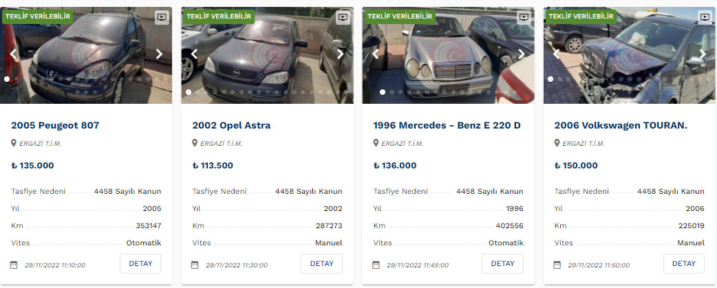 Gelen Zamlar O Araçları Etkilemedi! 2010 Model Araç 121 Bin TL’den Satılıyor