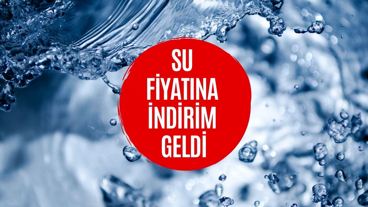 Su Faturaları Düşecek! Suyun Tonu 1 TL Oldu