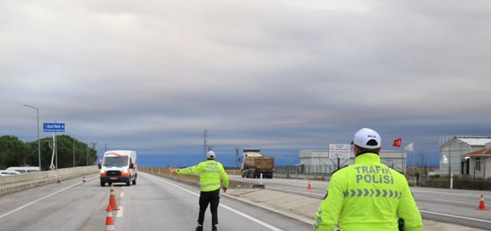 Trakya'da Zorunlu Kış Lastiği Denetimleri Yapıldı