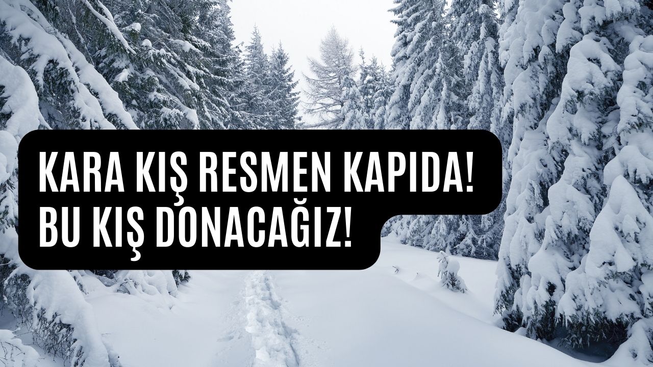 Kara Kış Resmen Kapıda! Bu Kış Donacağız! Kuvvetli Yağış ve Kar Geliyor