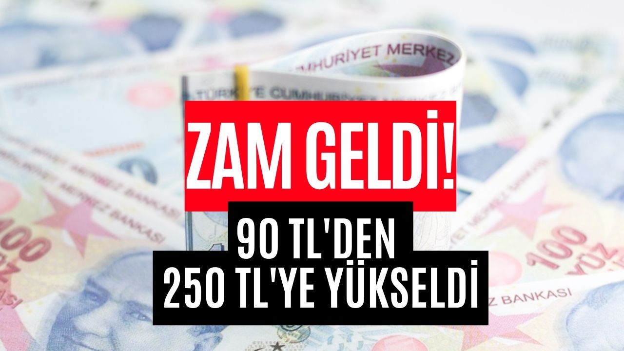 Gelen Zam Dudak Uçuklattı! 90 TL’den 250 TL’ye Yükseldi