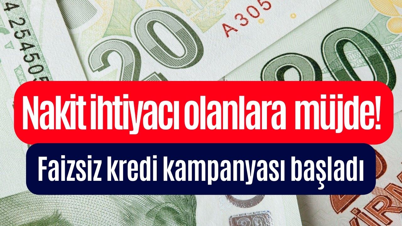 Paraya İhtiyacı Olanlara Müjde! 5 Bankadan Faizsiz Kredi Açıklaması Geldi