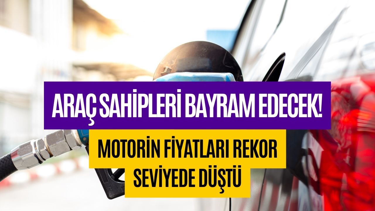 Araç Sahipleri Bayram Edecek! Motorin Fiyatları Rekor Seviyede Düştü! Yeni, Benzin, Motorin ve LPG Fiyatları