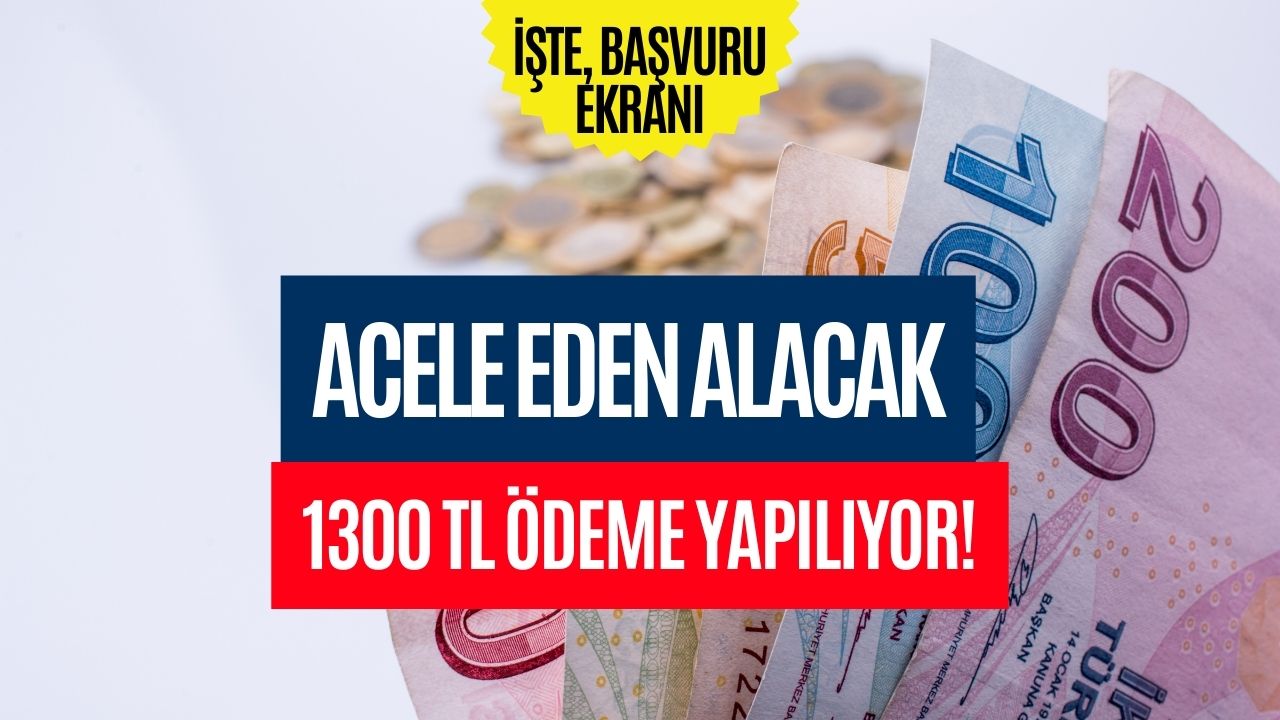 Acele Eden Alacak! Çocuğu Olan Ev Hanımlarına 1300 TL Veriliyor