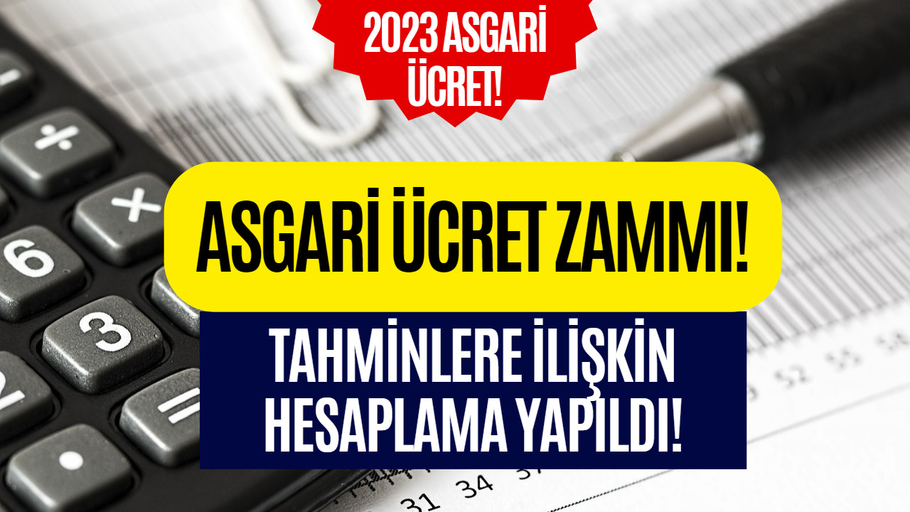 Asgari Ücret Zammı İçin Tahminler Gelmeye Başladı! 2023 Asgari Ücret İddiası