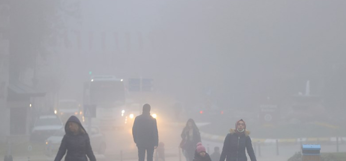 Edirne'de Yoğun Sis Etkili Oldu