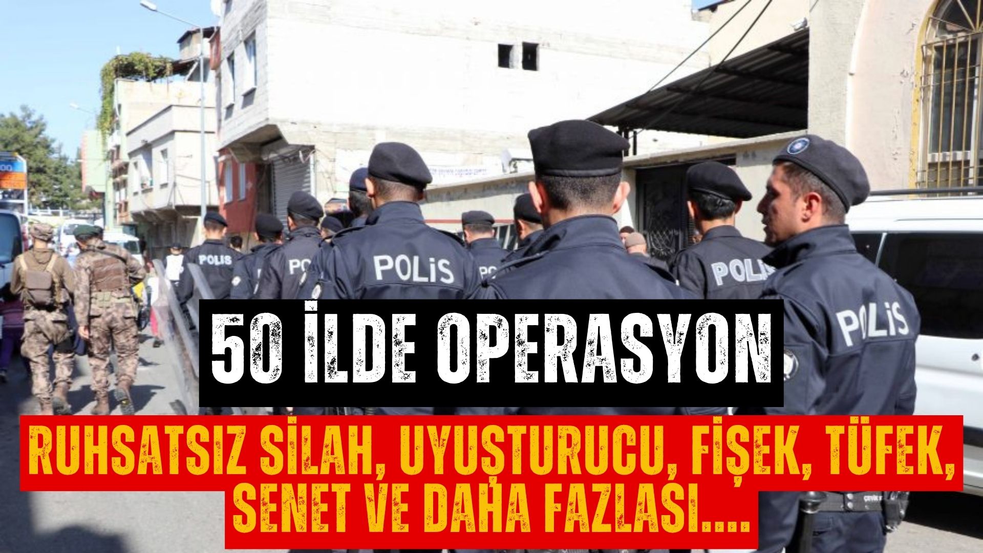 Trakya'da Eş Zamanlı 'Silindir Operasyonu'