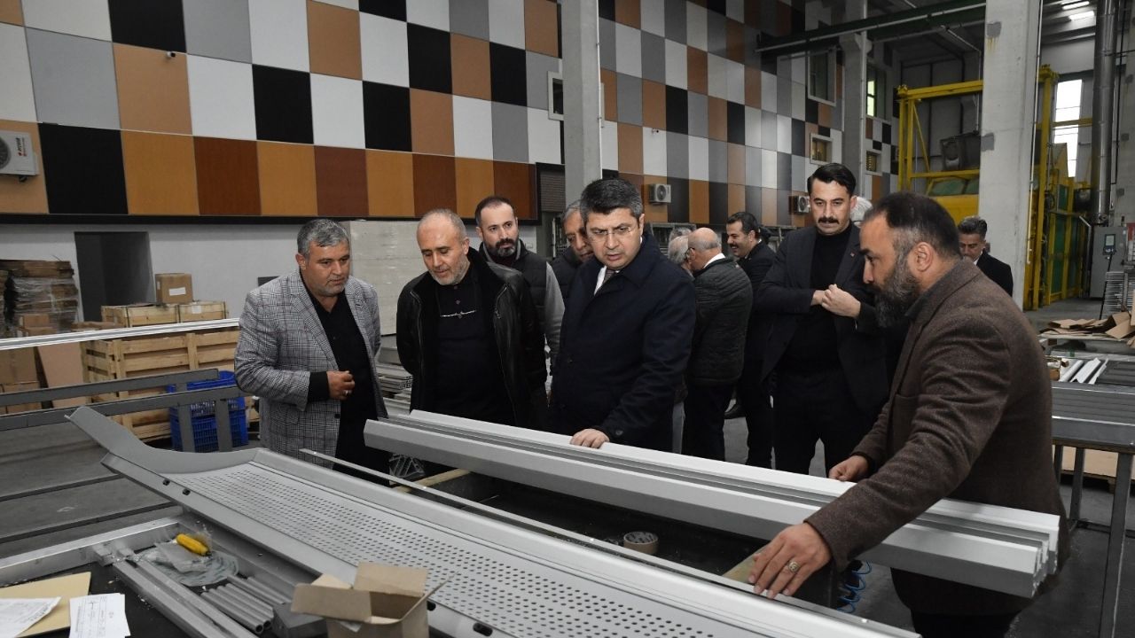 Edirne Valisi Kırbıyık'tan OSB'deki Fabrikalara Ziyaret