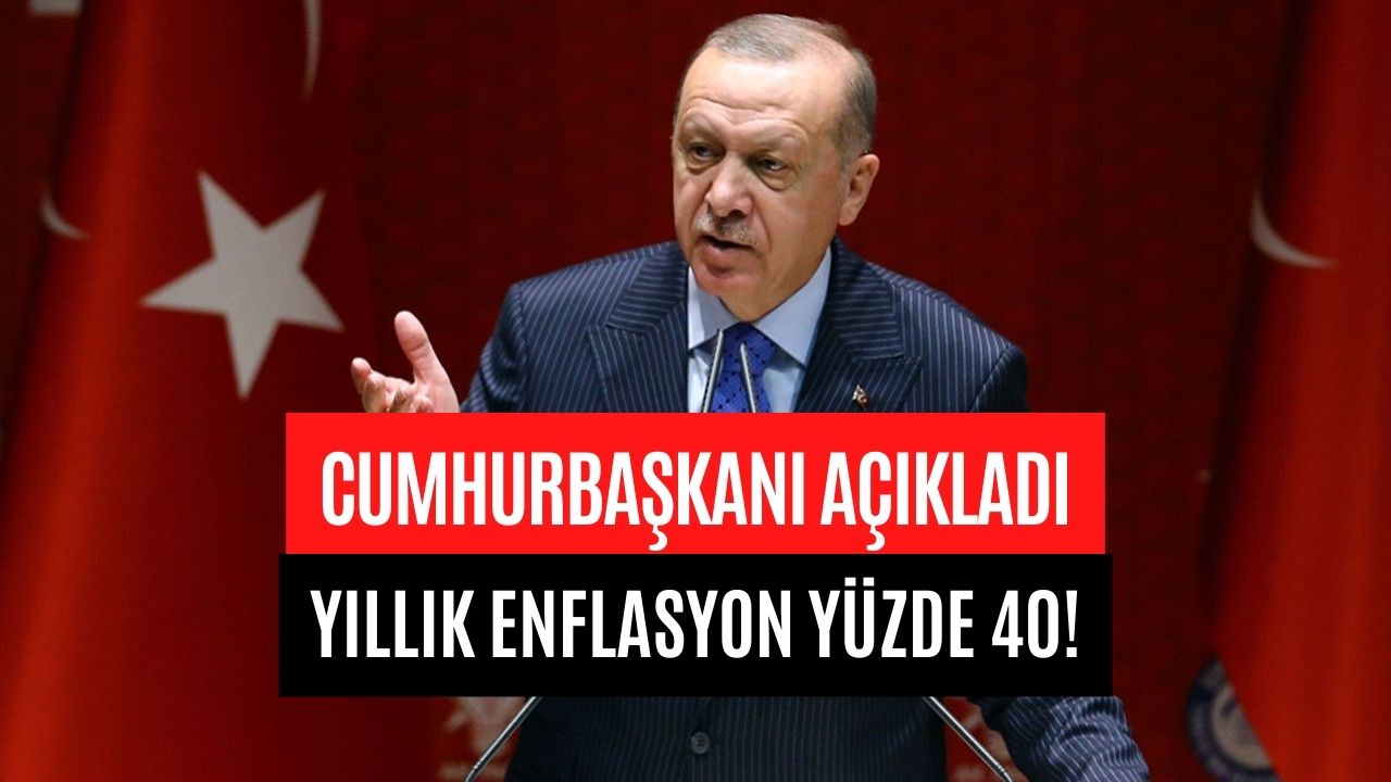 Cumhurbaşkanı'ndan Merak Uyandıran Açıklama! Yıllık Enflasyon Yüzde 40'a Düşecek!