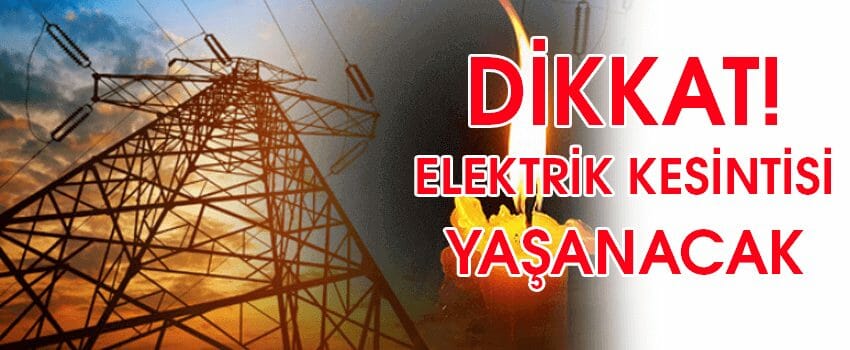 Edirne'de Elektrik Kesintisi