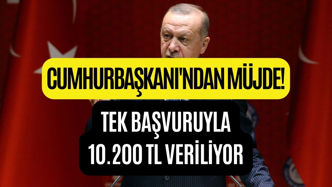 İhtiyaç Sahibi Ailelere Cumhurbaşkanı Müjdeyi Verdi! Tek Başvuruyla 10.200 TL Hesaplara Yatırılacak