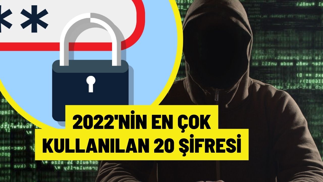 2022'nin En Çok Kullanılan 20 Şifresi Ne? İşte Hacker'ların En Çok Kullandığı 5 Yöntem