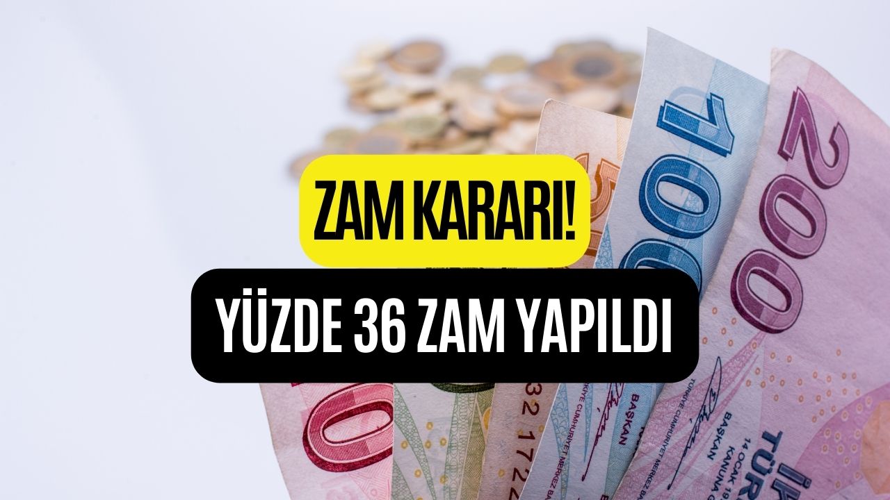 Zamların Ardı Arkası Kesilmiyor! Yüzde 36 Zam Yapıldı