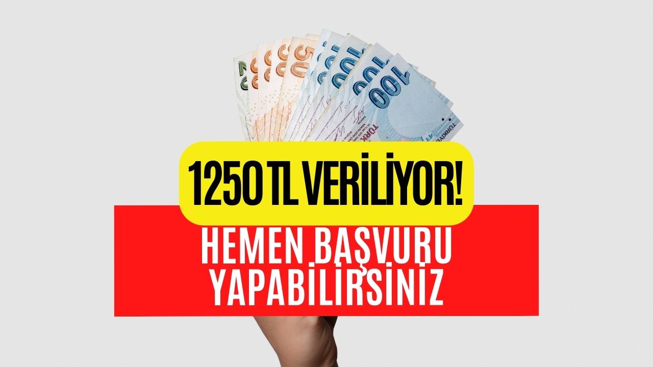 Devlet Tarafından İhtiyaç Sahibi Ailelere 1250 TL Veriliyor!