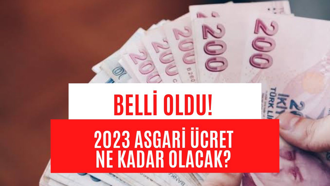 2023 Asgari Ücrette Flaş Gelişme! Belli Oldu