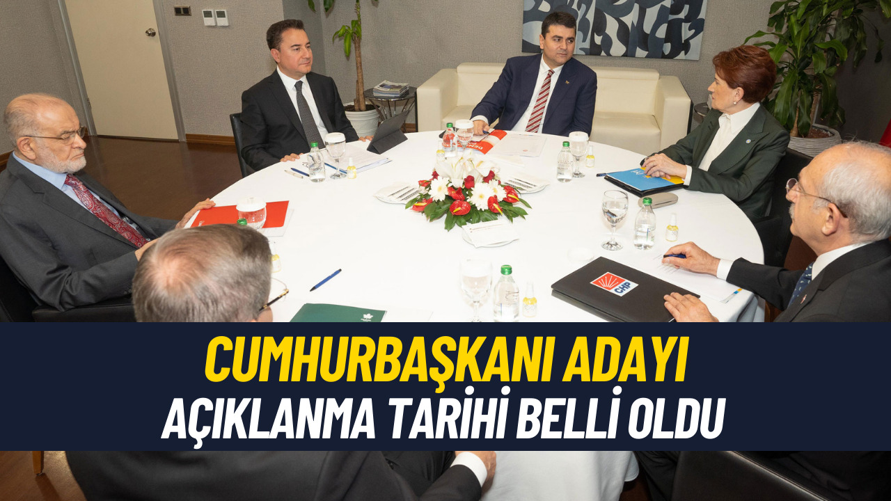 CHP Genel Başkan Yardımcısı Tarih Verdi! Altılı Masanın Cumhurbaşkanı Adayının Açıklanma Tarihi!