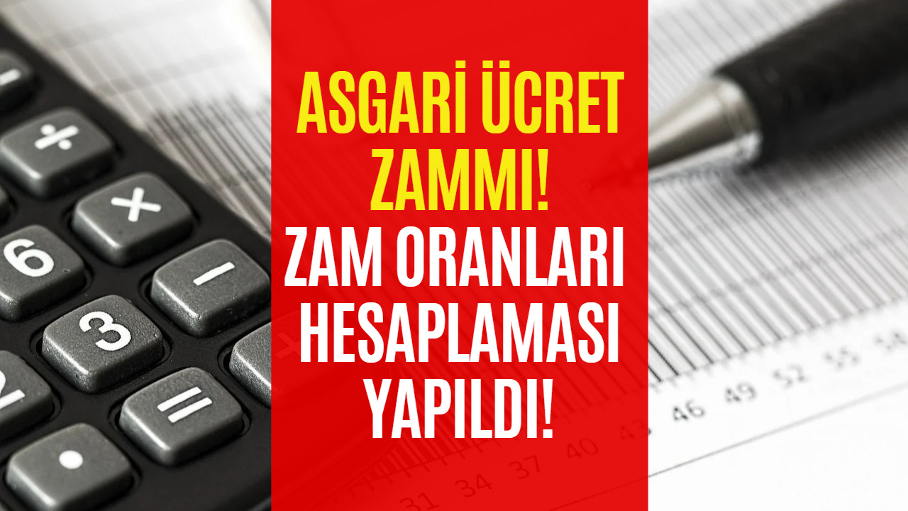 Asgari Ücret İçin Kritik Gün Yarın! Asgari Ücret Zammı İçin Farkı Oranlar İle Hesaplama Yapıldı