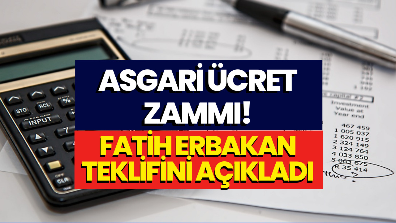 Fatih Erbakan Asgari Ücret Teklifini Canlı Yayına Açıkladı! İşte Asgari Ücret Zammı Teklifi