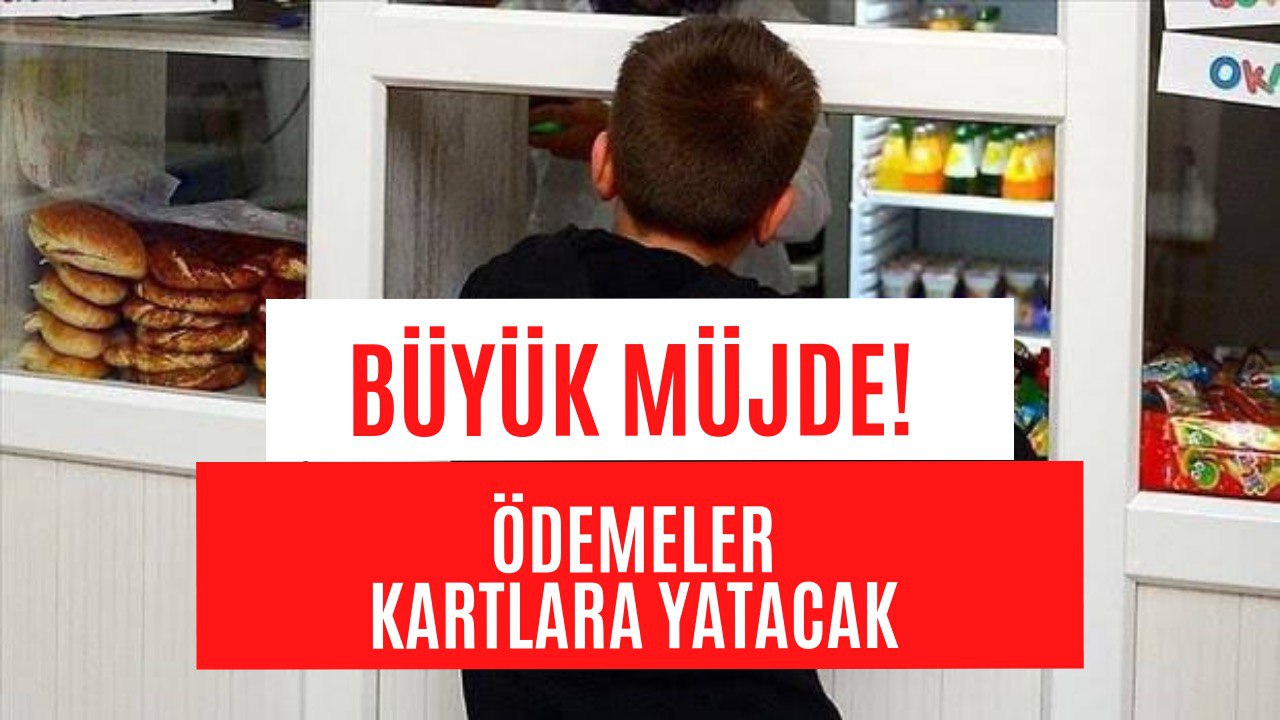 Çocuğu Okula Giden Ailelere Bayram Ettiren Müjde! Kantin Desteği Verilecek