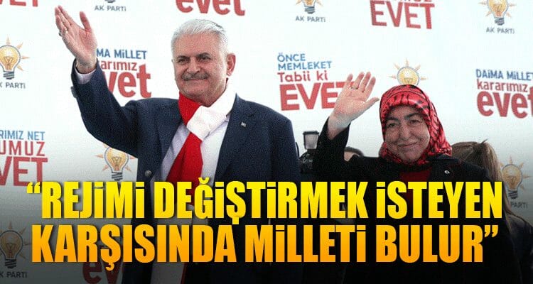 Başbakan Yıldırım, Edirne'de Halka Hitap Etti