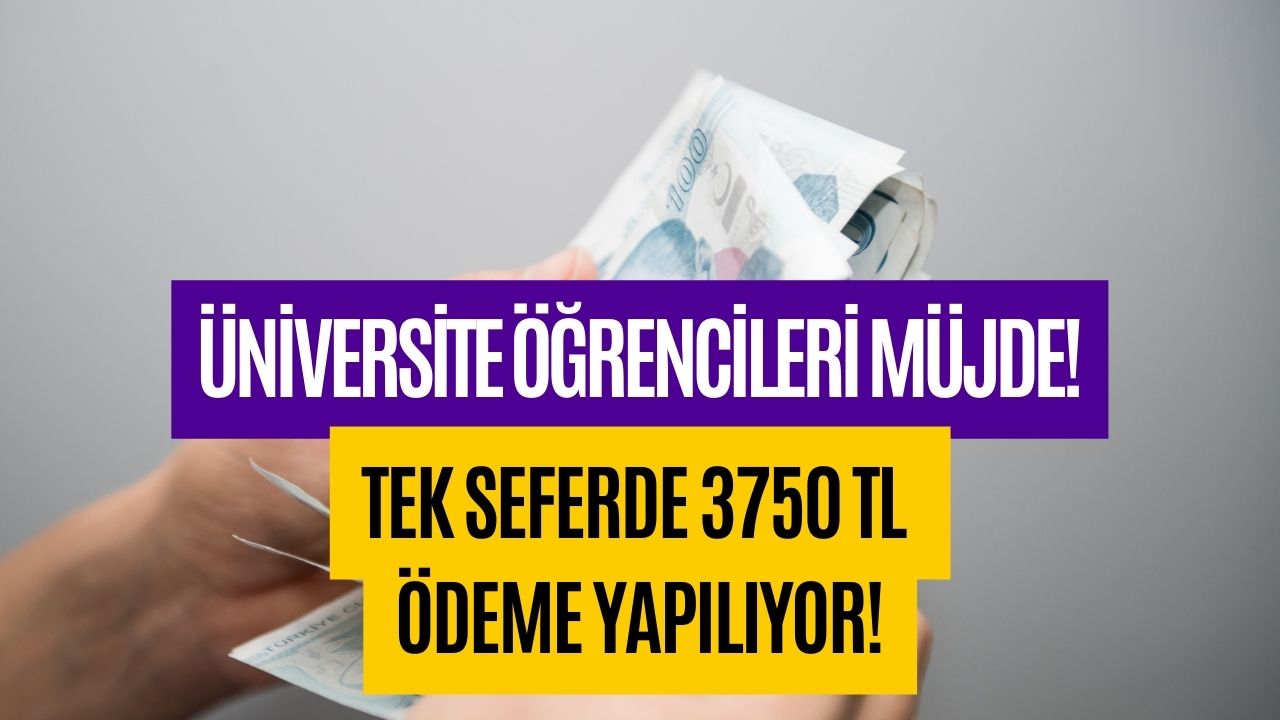 TC Kimlik Numarasının Son Hanesi 0,2,4,6,8 Olanlar Dikkat! Üniversite Öğrencilerine Tek Seferde 3.750 TL Veriliyor!