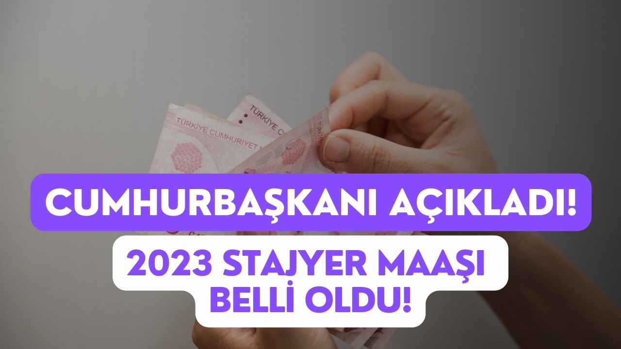 2023 Stajyer Maaşı Ne Kadar Oldu?