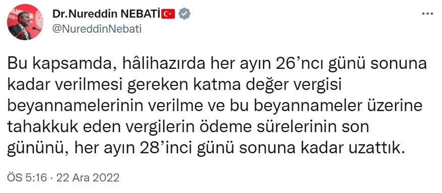 Milyonlarca Kişiyi İlgilendiriyor! Ödeme Sürelerinin Son Günü Her Ayın 28'inci Gününe Kadar Uzatıldı