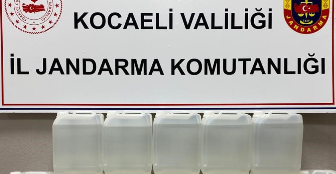 Kocaeli'de Kaçak Alkol Operasyonu