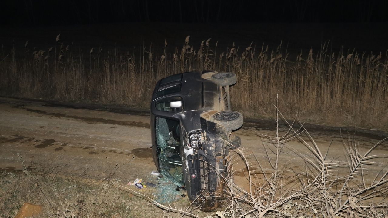 Tekirdağ'da Otomobil Devrildi! 7 Yaralı Var