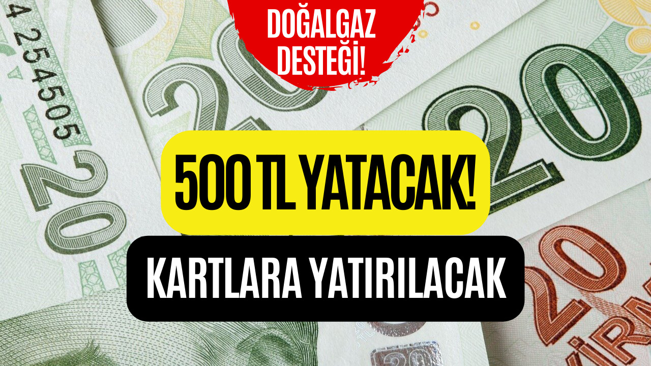 Doğalgaz Yardımının Ne Zaman Yapılacağı Açıklandı! 500 TL Kartlara Yatacak