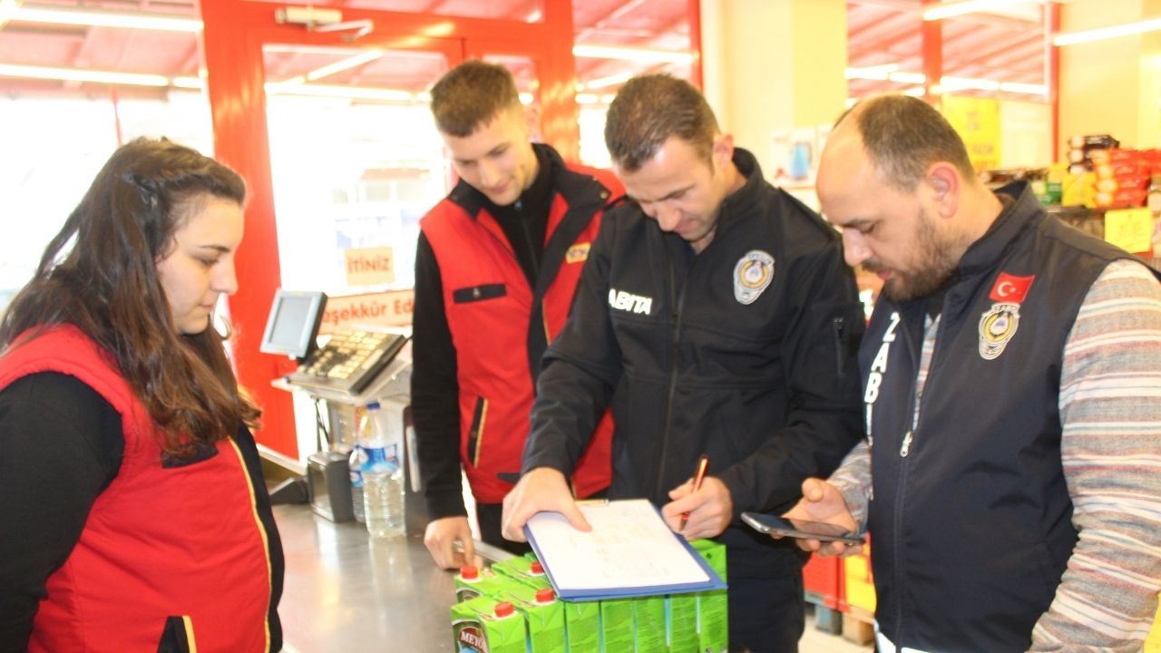 Söğütlü'de Market Denetimi