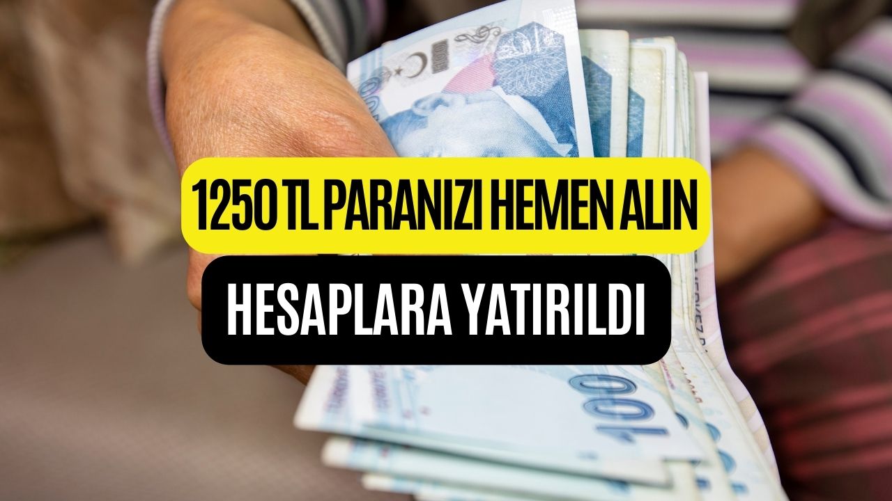 Yılbaşı Öncesi Paralar Hesaplara Yatırıldı! PTT Üzerinden 1250 TL Alabilirsiniz