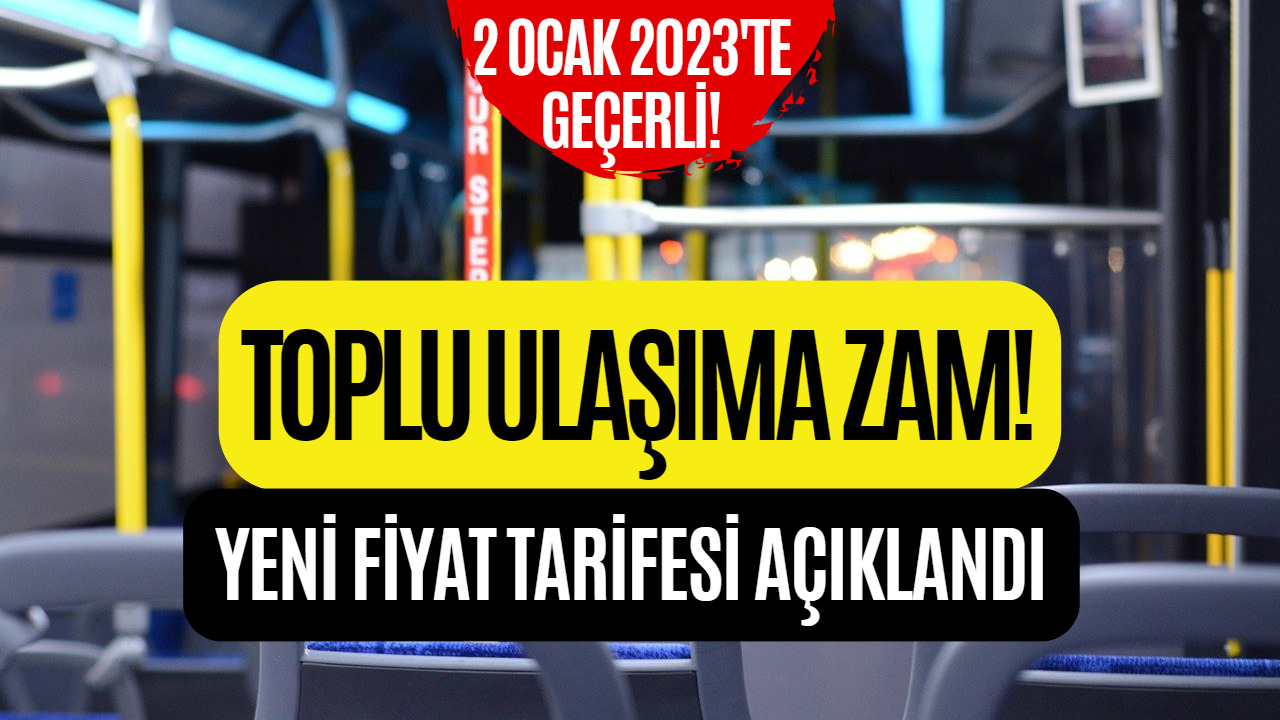 Tam Biniş 8,78 TL, Öğrenci Binişi 3 TL Oldu! Toplu Ulaşım Ücretlerini İzmir Büyükşehir Belediyesi Açıkladı