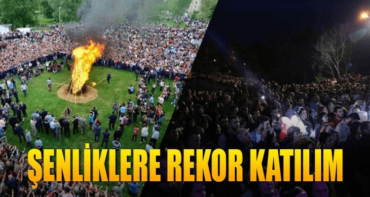 Kakava ve Hıdırellez Şenliklerine Rekor Katılım