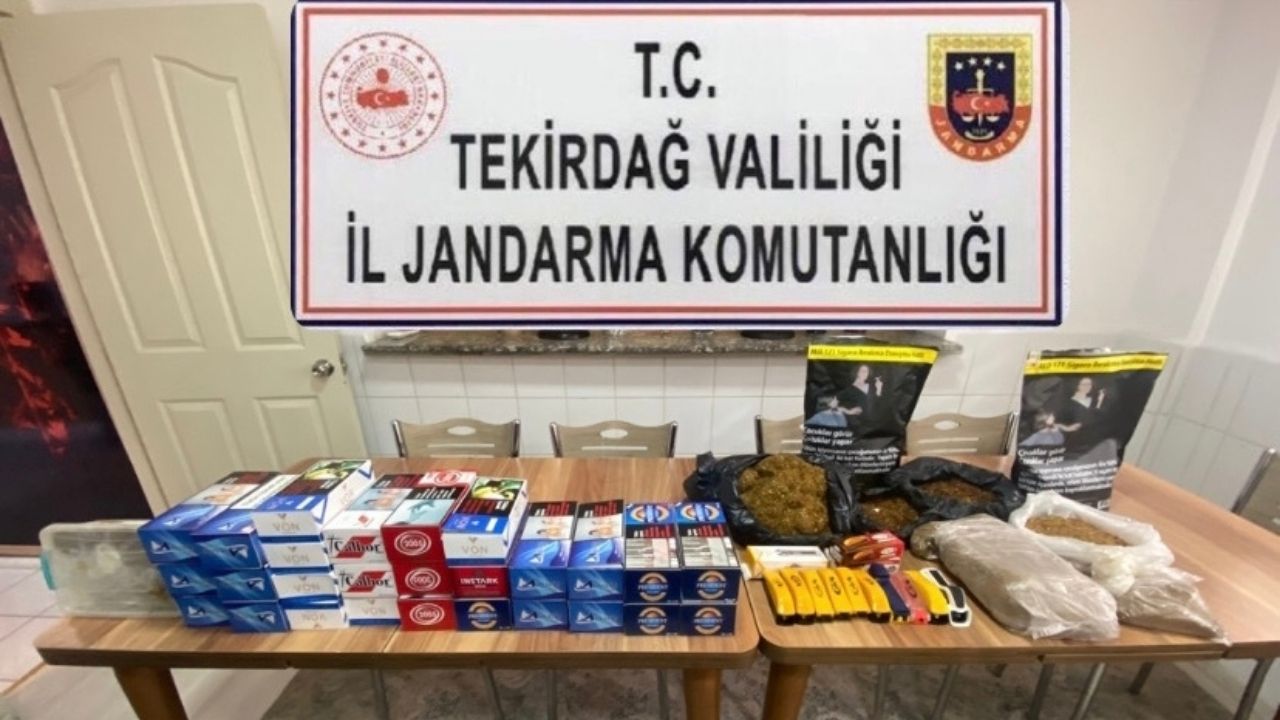 Tekirdağ'da Kaçakçılık Operasyonu: 5 Bin 400 Makaron Ele Geçirildi