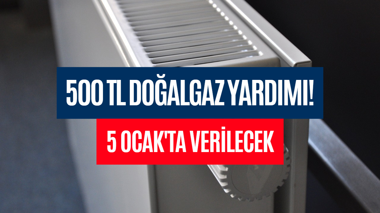 Doğalgaz Yardımı 500 TL Bu Hafta Verilecek! Resmi Açıklama Yapıldı