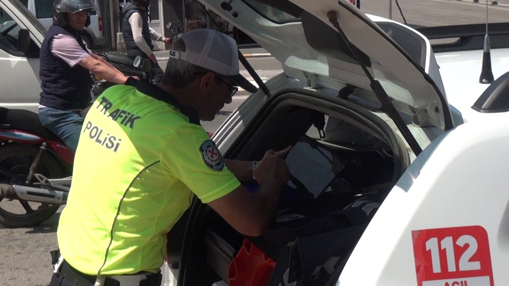 Trafikte Önce Yaya Denetimi Gerçekleştirildi